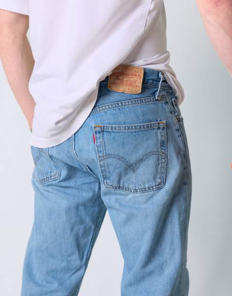 Vintage Levi's 32x30 Denim Jeans Light Blue - view 1