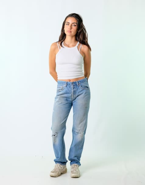 Vintage Levi's 32x32 Denim Jeans Blue - view 1