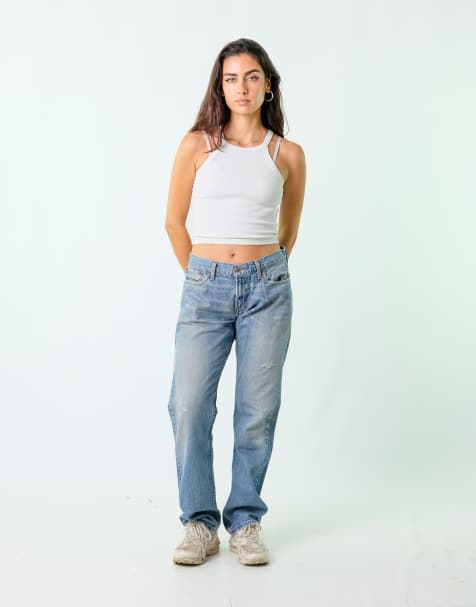 Vintage Levi's 32x32 Denim Jeans Blue - view 1