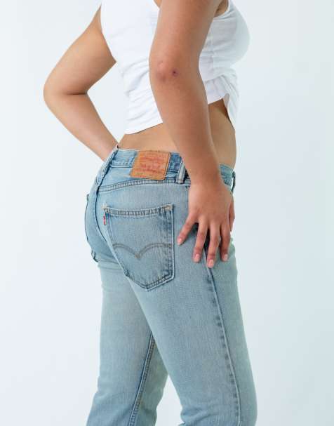 Vintage Levi's 32x32 Denim Jeans Light Blue - view 1