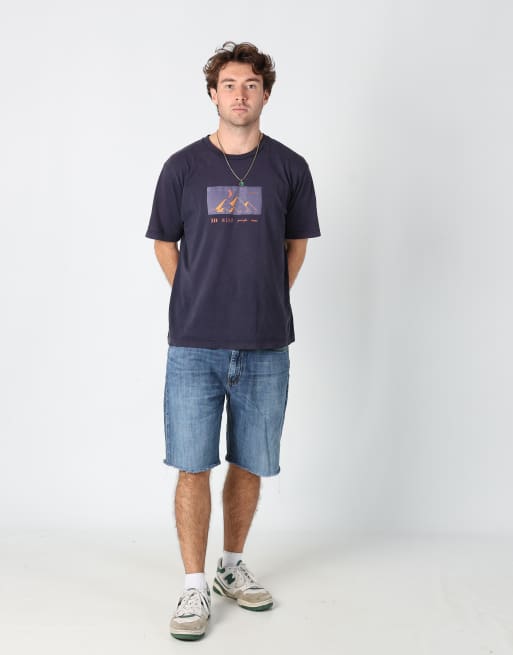 Vintage Levi's 32x58 denim shorts in blue