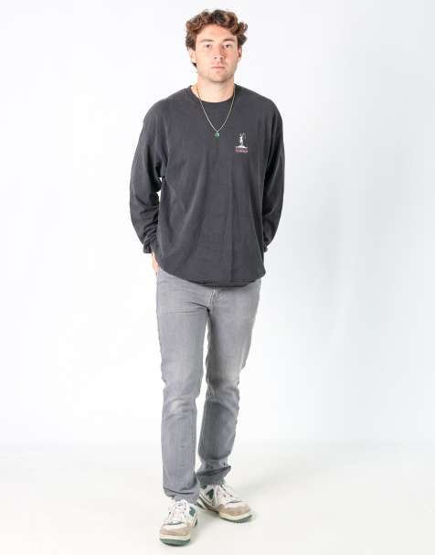 Vintage Levi's 33x32 denim jeans in grey - view 1