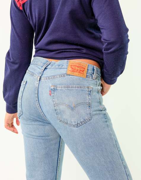 Vintage Levi's 33x34 Denim Jeans Blue - view 1