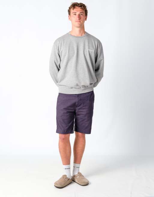 Vintage Levi's 34x19 Canvas Cargo Shorts Navy Blue