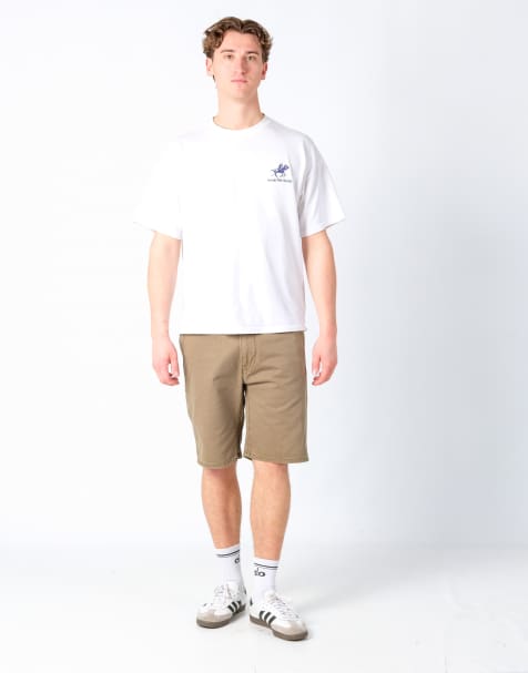 Vintage Levi's 34x20 Canvas Cargo Shorts Khaki Green - view 1