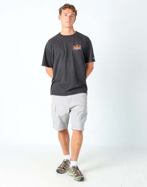 Vintage Levi's 34x22 canvas cargo shorts in light grey