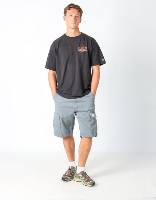 Vintage Levi's 34x23 canvas cargo shorts in grey