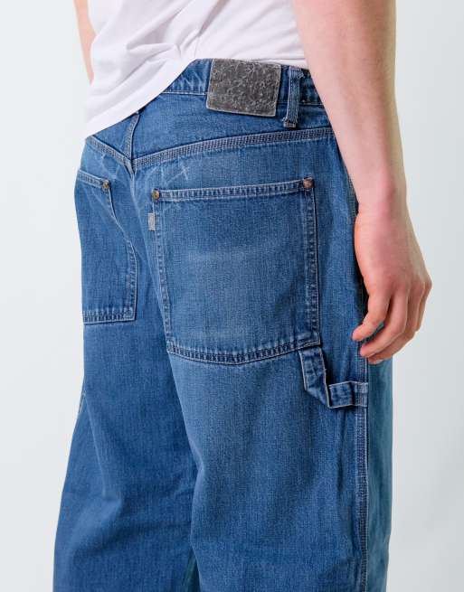 Vintage Levi's 34x30 Denim Carpenter Baggy Jeans Blue
