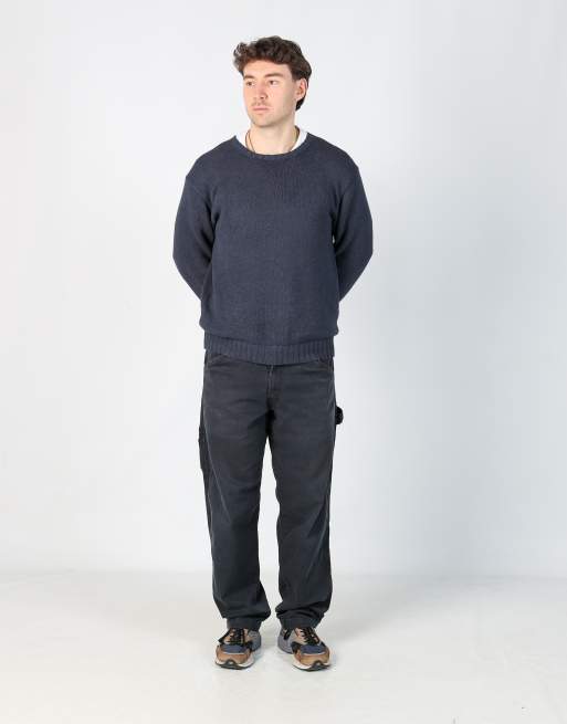 Vintage Levi's 34x34 denim carpenter jeans in black