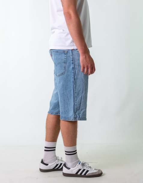Vintage Levi's 36" Denim Jorts Shorts Light Blue - view 1