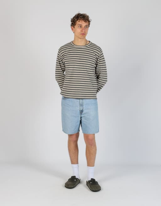 Vintage Levi's 36x18 denim jorts shorts in light blue