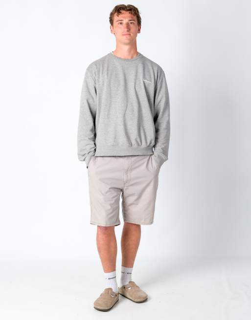 Vintage Levi's 36x20 Canvas Cargo Shorts Light Grey