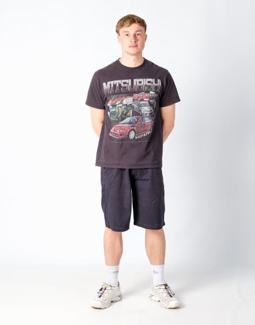 Vintage Levi's 36x23 Canvas Cargo Shorts Black