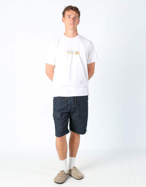 Vintage Levi's 36x23 canvas cargo shorts in black