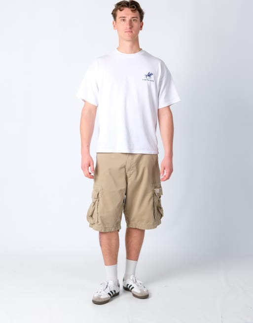 Vintage Levi's 36x23 Canvas Cargo Shorts Tan