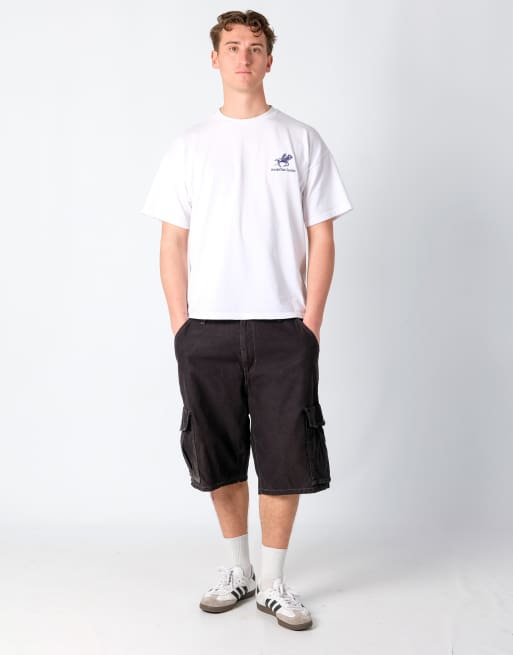 Vintage Levi's 36x24 Canvas Cargo Shorts Black