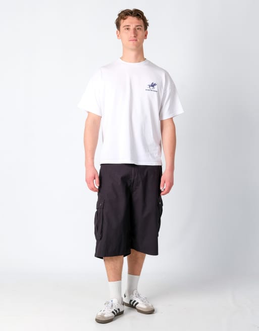 Vintage Levi's 36x24 Canvas Cargo Shorts Black
