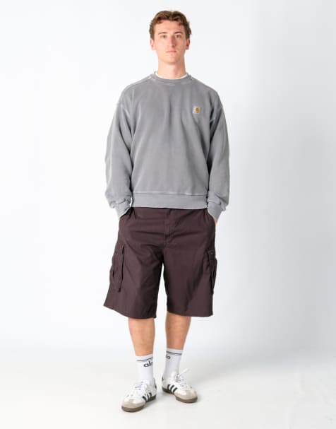 Vintage Levi's 36x24 Canvas Cargo Shorts Black - view 1