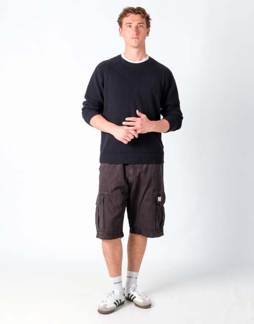 Vintage Levi's 36x24 Canvas Cargo Shorts Black