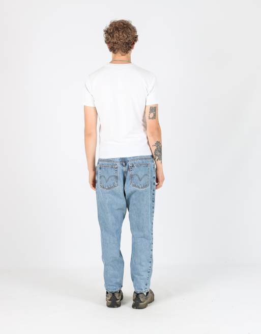Vintage Levi's 36x30 denim jeans in light blue, 3 of 4