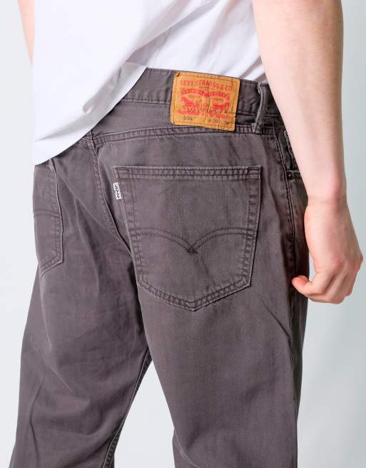 Vintage Levi's 36x32 Denim Jeans Charcoal Grey
