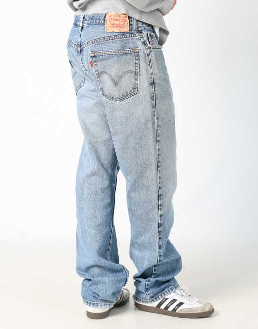 Vintage Levi's 36x34 denim jeans in light blue