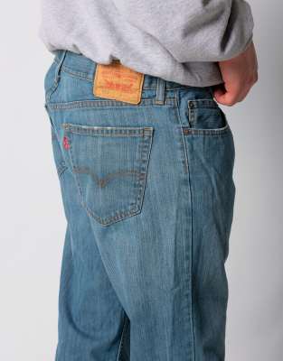 Vintage Levi's 36x34 Denim Jeans Light Blue