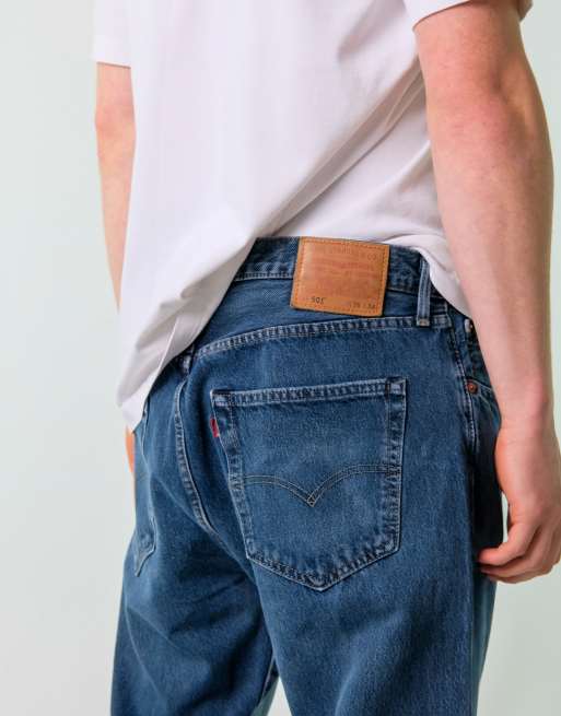 Vintage Levi's 36x34 Denim Jeans Navy Blue