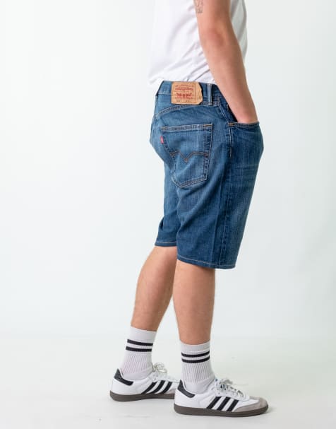 Vintage Levi's 38" Denim Jorts Shorts Blue - view 1