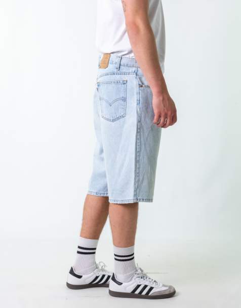 Vintage Levi's 38" Denim Jorts Shorts Light Blue - view 1