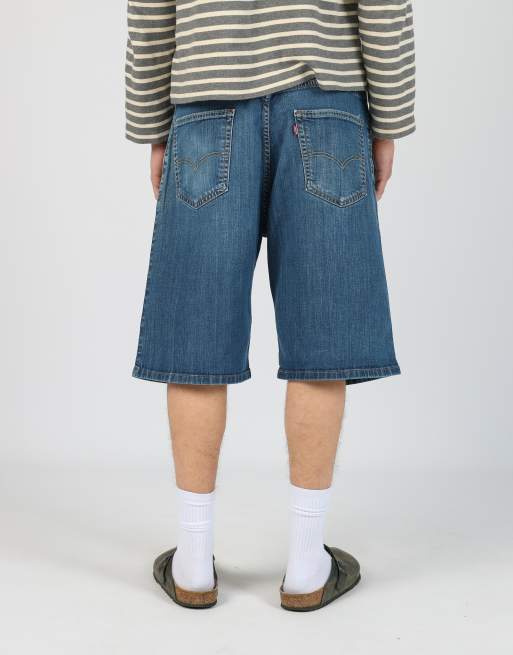 Vintage Levi's 38x24 denim jorts shorts in blue