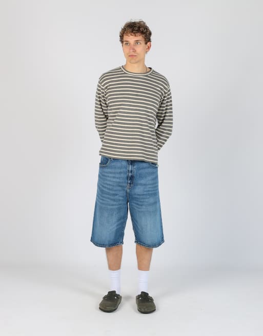 Vintage Levi's 38x25 denim jorts shorts in blue, 2 of 4