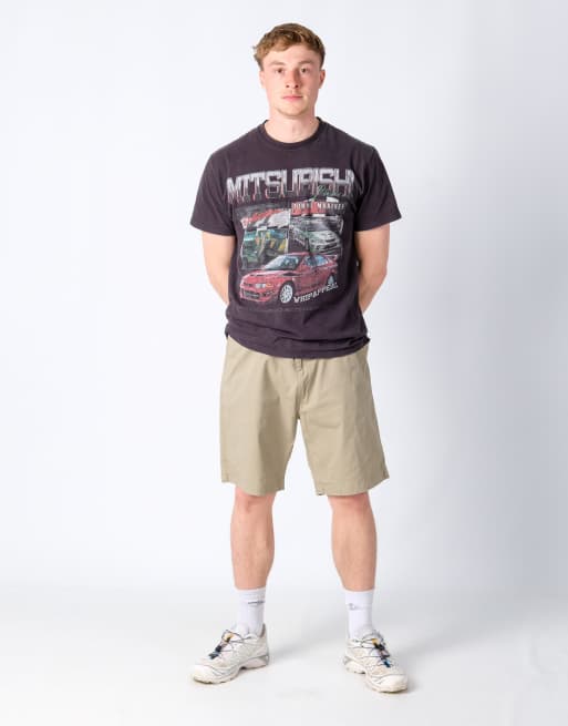 Vintage Levi's 40x21 Canvas Cargo Shorts Tan