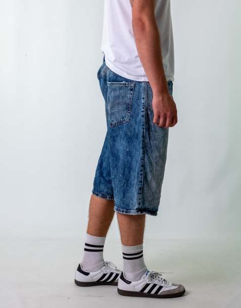 Vintage Levi's 42" Denim Jorts Shorts Blue - view 1