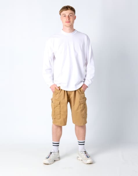 Vintage Levi's 42x21 Canvas Carpenter Baggy Shorts Brown - view 1