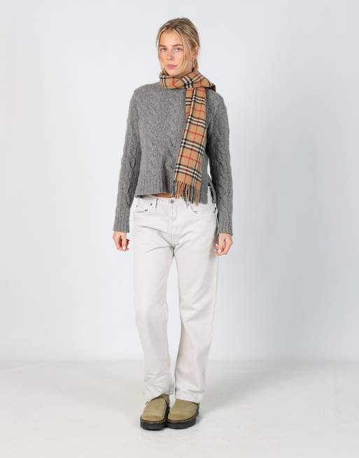 Vintage Levi's 501 27x45 denim jeans in beige