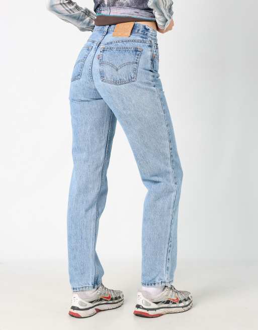Vintage Levi's 501 28x30 denim jeans in light blue