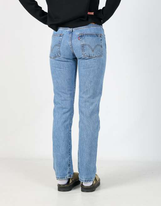 Vintage Levi's 501 28x32 denim jeans in light blue