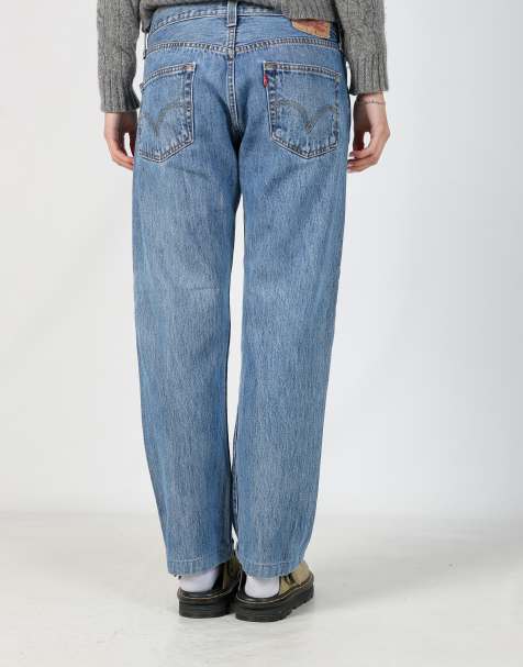 Vintage Levi's 501 28x40 denim jeans in blue - view 1