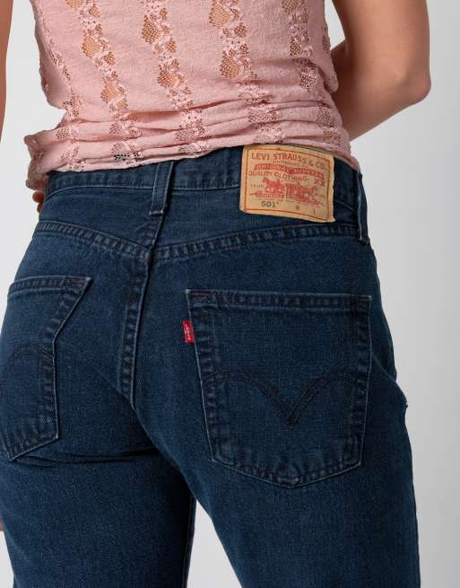 Vintage Levi's 501 30x28 Denim Jeans Blue
