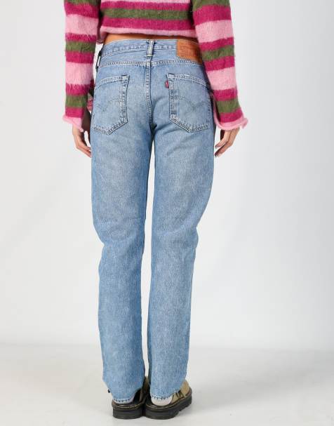 Vintage Levi's 501 30x30 denim jeans in light blue - view 1
