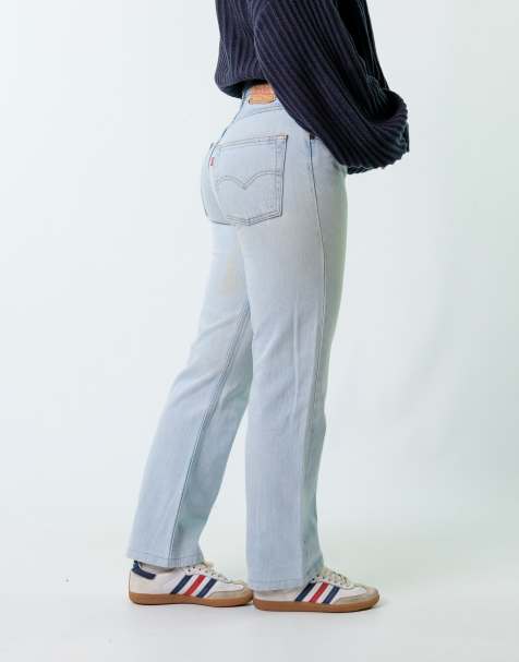 Vintage Levi's 501 30x30 Denim Jeans Light Blue - view 1