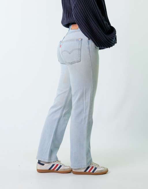 Vintage Levi's 501 30x30 Denim Jeans Light Blue