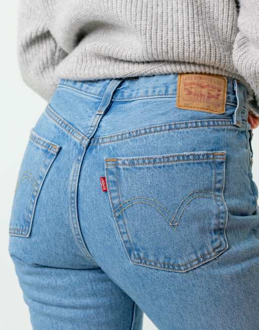 Vintage Levi's 501 30x30 Denim Jeans Light Blue