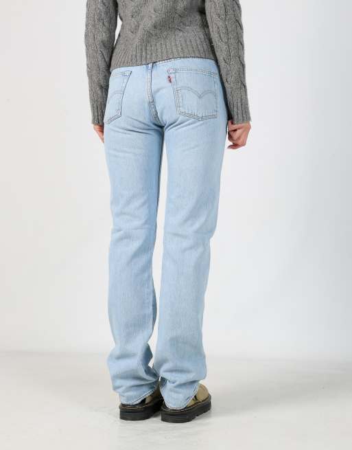 Vintage Levi's 501 30x31 denim jeans in light blue