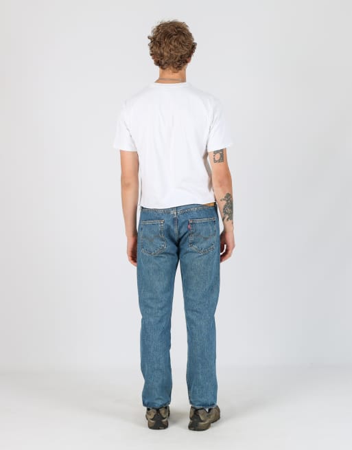 Vintage Levi's 501 32x30 denim jeans in blue, 3 of 4