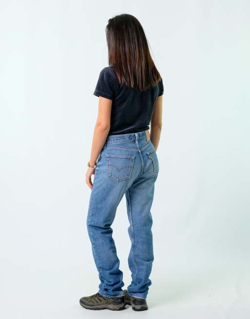 Vintage Levi's 501 32x34 Denim Jeans Blue, 3 of 4