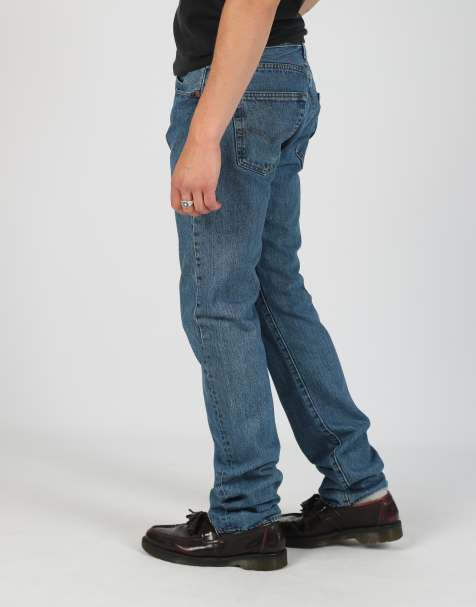 Vintage Levi's 501 32x36 denim jeans in blue - view 1