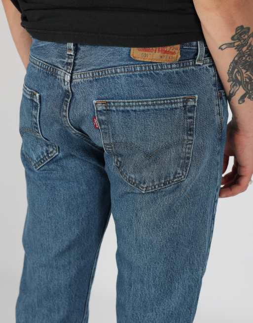 Vintage Levi's 501 32x36 denim jeans in blue, 4 of 4