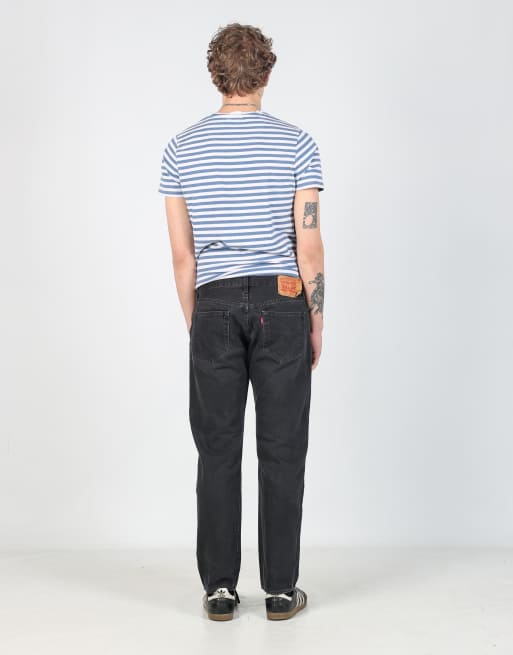 Vintage Levi's 501 33x30 denim jeans in black, 3 of 4